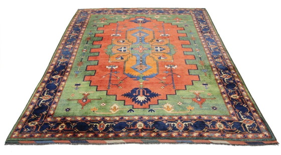 Image 1 of Russische antieke Kaukasische Ghazni Kazak Shirvan, meer dan 100 jaar oud, 314 x 265 cm
