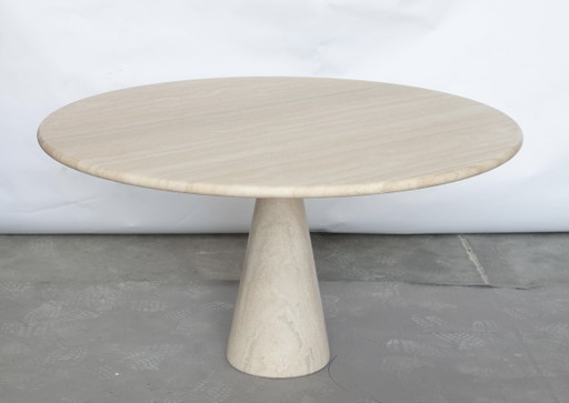 Angelo Mangiarotti M1 Dining Table Travertine Marble 130cm – eettafels (photo 2 of 15)