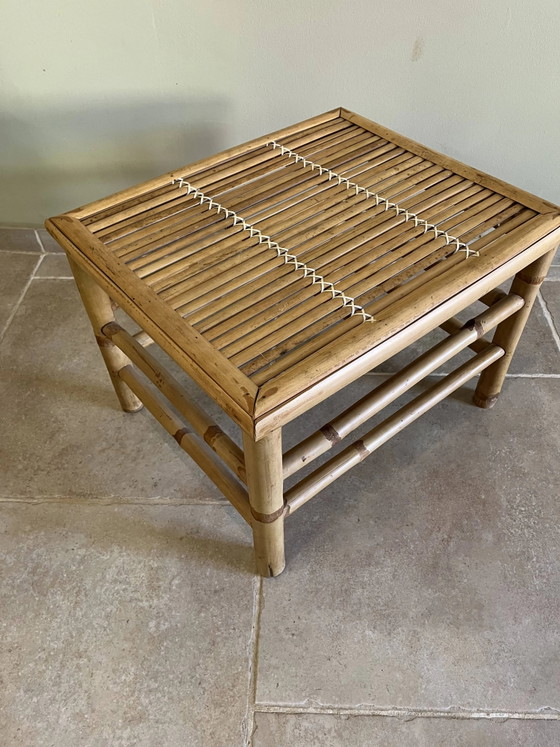 Vintage bamboo coffee table (photo 3 of 11)