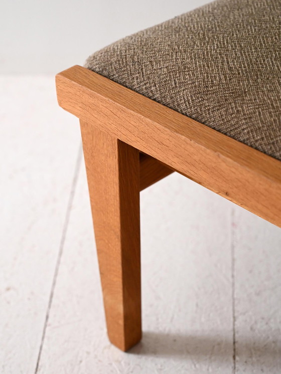 Image 1 of Hans Wegner GE 375 Fauteuil met Voetenbankje