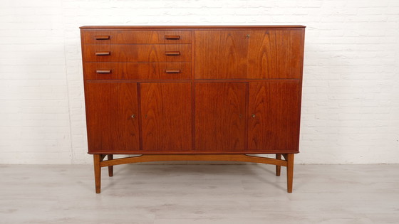 Image 1 of Vintage Highboard | Dinnerware Cabinet | Teak