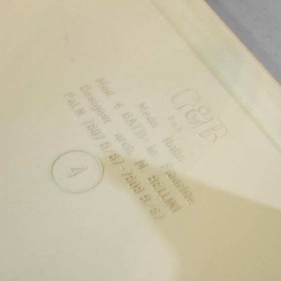 Image 1 of 1X 1960s Space Age Side Tables, model "Quattro Gatti", Mario Bellini for C&B Italia