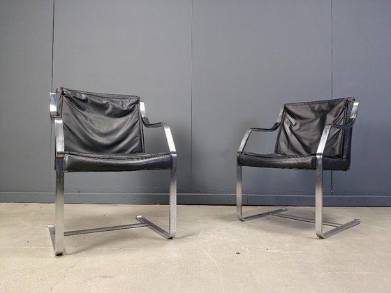 Image 1 of Ensemble de 6 fauteuils Rudolf Glatzel pour Knoll Art Collection, années 1980