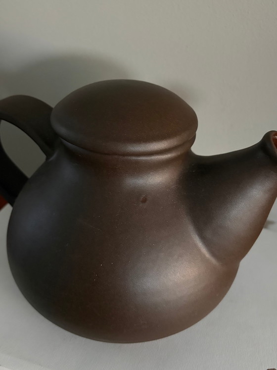 Vintage keramische theepot van Bay Keramik – West-Duitsland – Servies, Ceramic, Mid Century Modern (photo 5 of 7)