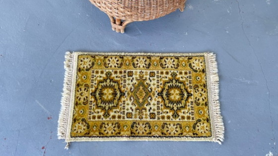 Image 1 of TAPIS Sarouk VINTAGE Moutarde