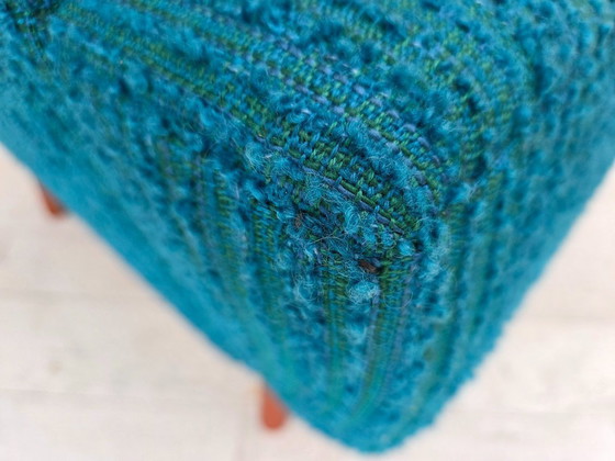 Image 1 of 1970, Deense fauteuil, originele meubelwol, teakhout.