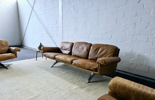 De Sede Ds 31 Vintage Studio Loft zitgroep 60S 70S leren bank leren bank leren fauteuil banken