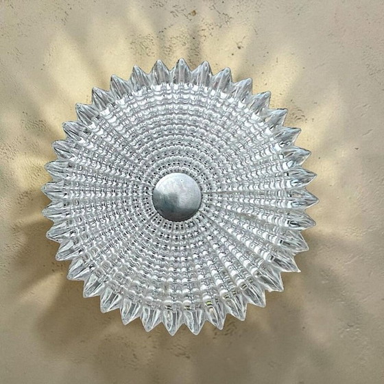 Rode metalen en acryl Mid Century Modern wandlampen, set van 2, jaren 70 – Glass (photo 10 of 14)