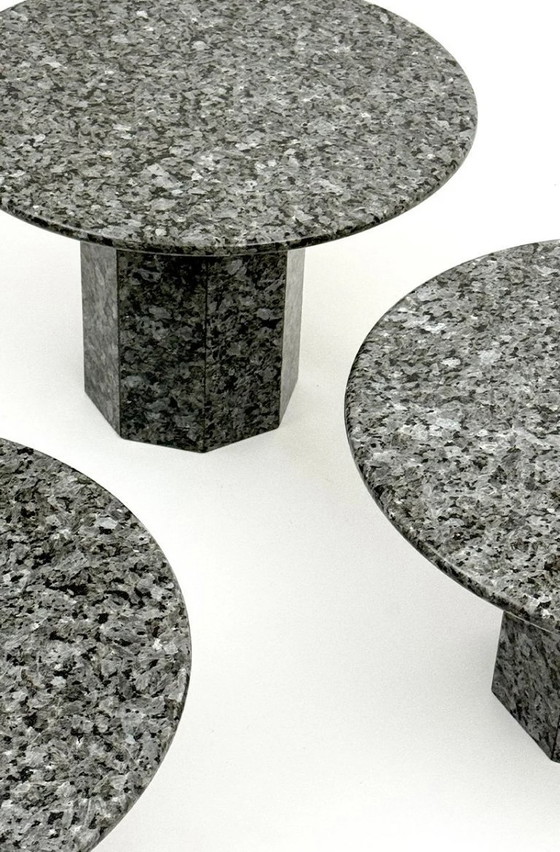 Image 1 of 💎 Elemento arquitectónico: Exclusivas mesas auxiliares/de centro de mármol de Labrador