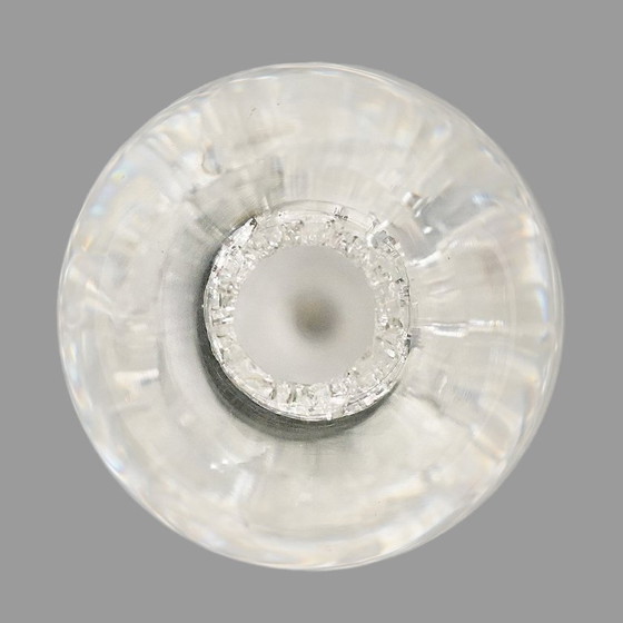 Image 1 of Klare Glasvase von Alfredo Barbini für Barbini, 1970er Jahre