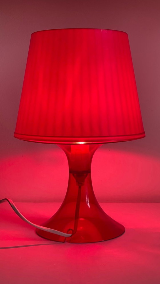 Image 1 of Lampe Rouge Ikea Vintage