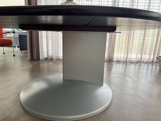 Table de salle à manger en forme d'œuf 250x150cm Chêne tabac – Salles à manger complètes, Wood (photo 6 of 9)