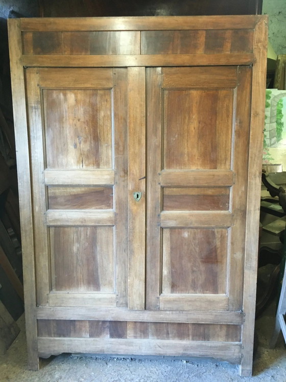 Fronte armadio antico a doppia anta in noce. – Oggetti decorativi, Vintage (photo 12 of 12)