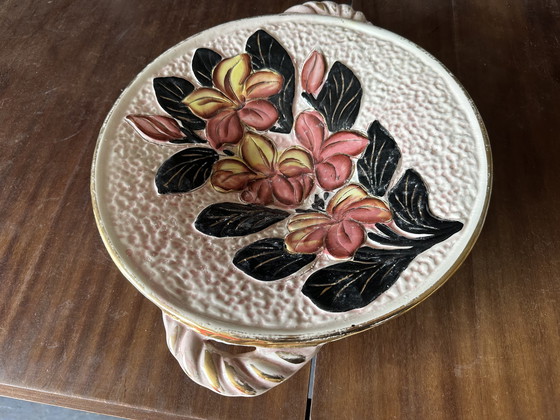 Image 1 of Große Schale / Vakuum Tasche Vallauris Keramikerin VTF 38 / 32 cm