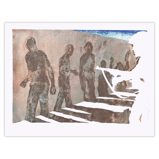 José Luis Verdes Zeefdruk El Muro 1973 – Litho's & Zeefdrukken, Paper (photo 4 of 5)