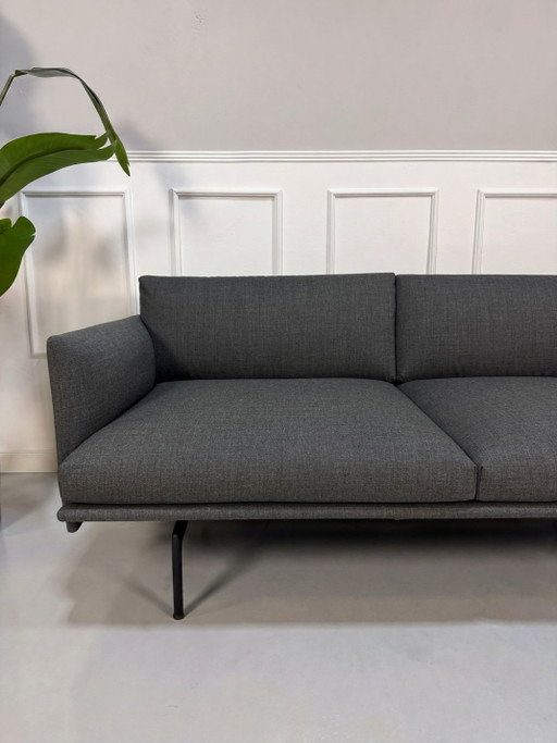 Muuto Modell Outline Canapé 2 Sitzer Stoff Gris