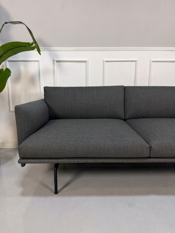 Image 1 of Muuto Modell Outline Canapé 2 Sitzer Stoff Gris