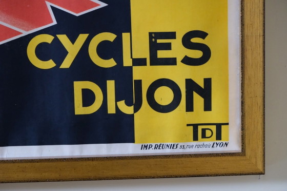 Spectacular and rare 1933 Terrot Cycles Dijon Vintage Poster – Lithographs & prints, Wood (photo 12 of 21)