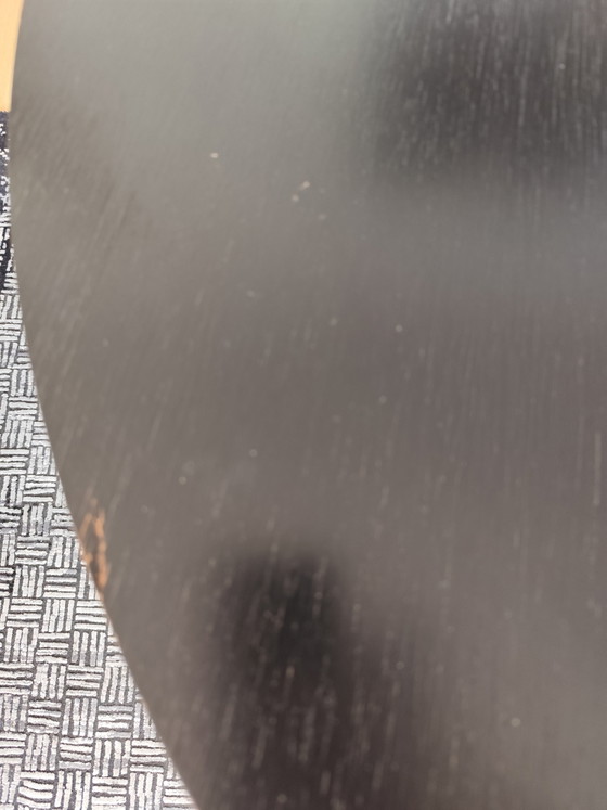 Image 1 of Arne Jacobsen for Fritz Hansen RARE 3-Arm Black - Model 3513 / coffee table (1958/60) Ø 110 cm