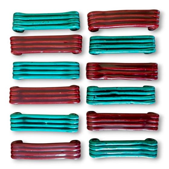 Set di 12 Poggia Coltelli in Ceramica – Vallauris, Accessori da tavola (photo 3 of 5)