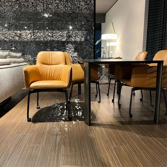 Image 1 of Leolux Gyon en Tico Gentle eetkamerset  200 x 100 cm (set van 4)