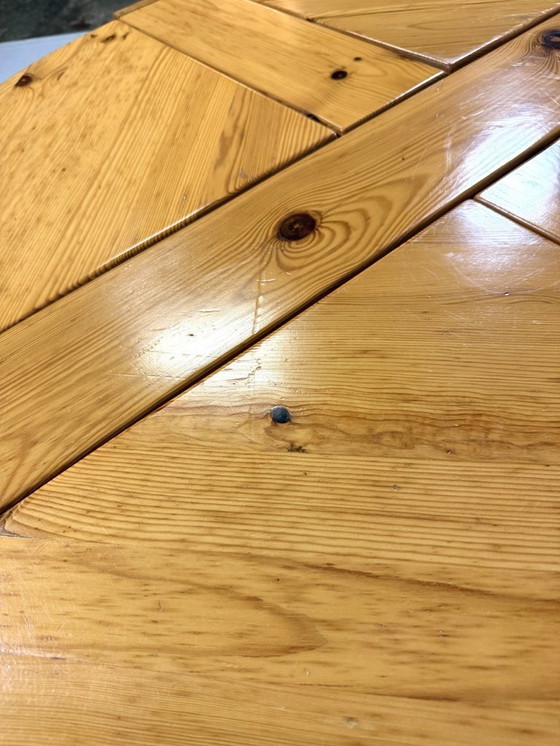 Image 1 of Karl Andersson & Söner Couchtisch aus Kiefernholz mit Schubladen, Schweden, 1970er Jahre