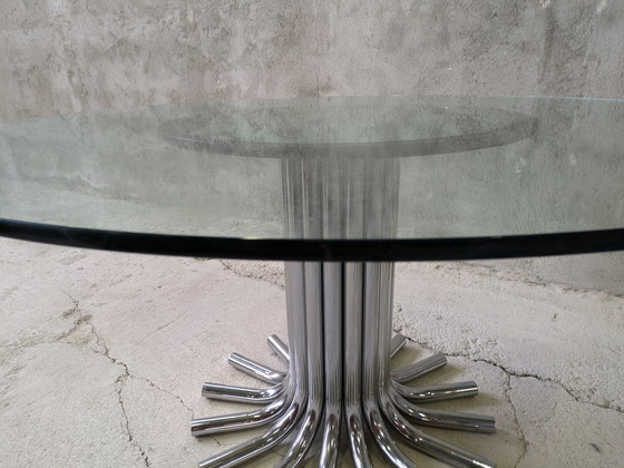 Image 1 of Attr. Gastone Rinaldi - Table - Metal, Glass