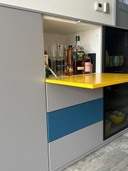 buffet de style Mondrian