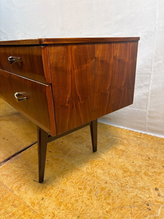Image 1 of Mid-century retro vintage tola wood sideboard by Meredew, designed by Alphons Loebenstein 1960s   This stunning tola wood sidebo
