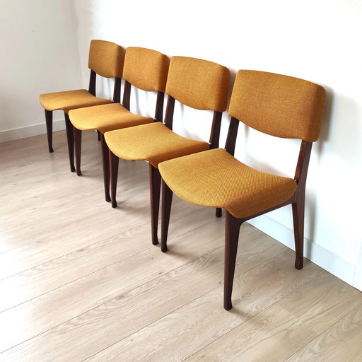 Ensemble vintage de 4 chaises de salle à manger par Parisi - MiM Roma