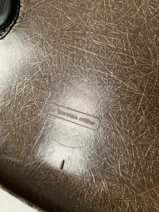 Image 1 of Set van twee Eames kuipjes/ eetkamerstoelen