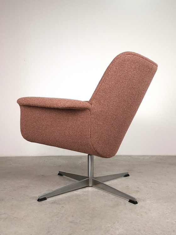 Image 1 of Vintage 60s Topform Tulip armchair | new De Ploeg fabric