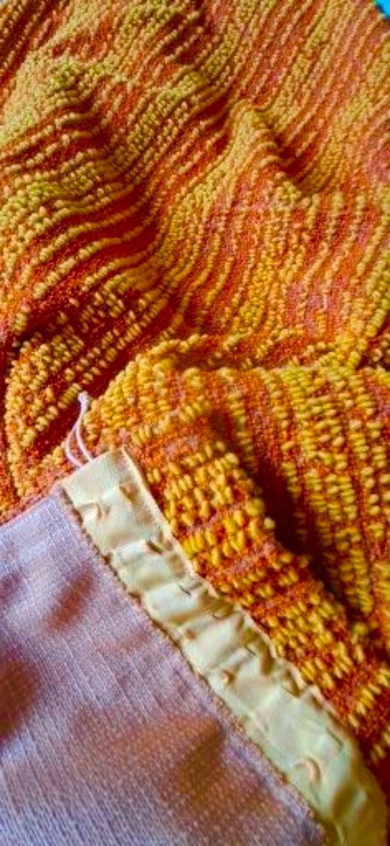 Image 1 of Vintage gordijn uit Frankrijk, jaren 70.