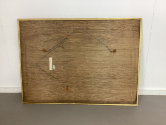 Image 1 of Specchio sfaccettato Deknudt in stile Hollywood Regency con cornice