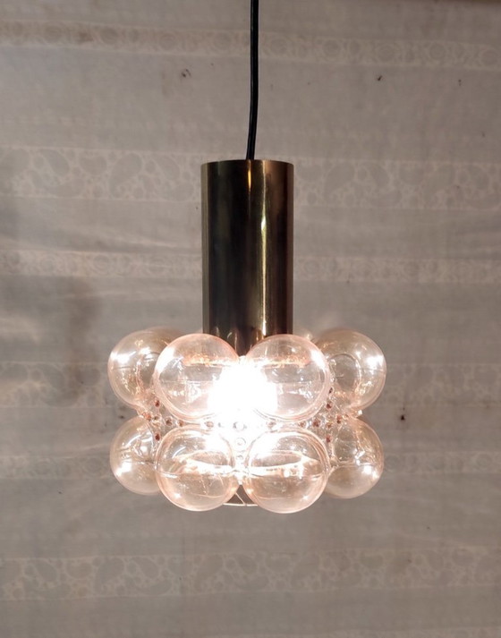 Image 1 of Bubble-Pendelleuchte von Helena Tynell für Limburg – 1960er/70er Jahre