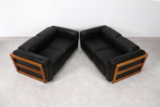 Set divano 2 posti - Afra & Tobia Scarpa per Bernini 