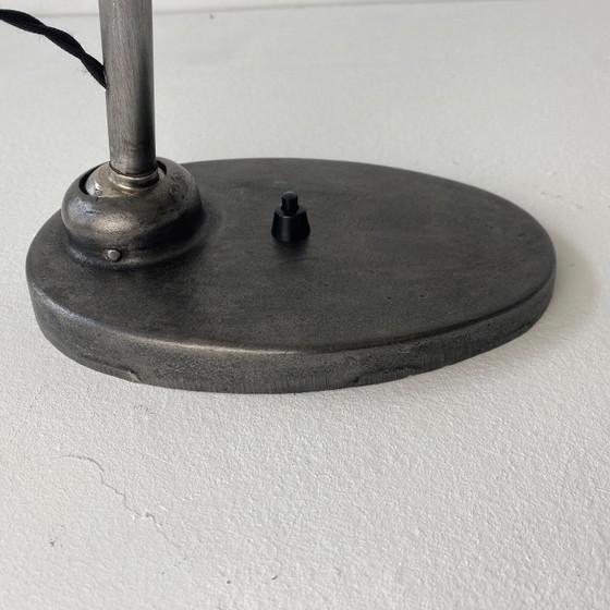 OUDE BAUHAUS BUREAULAMP « BUR » MODEL 2700, Tafellampen, Metaal, Zwart (foto 5 van 11)