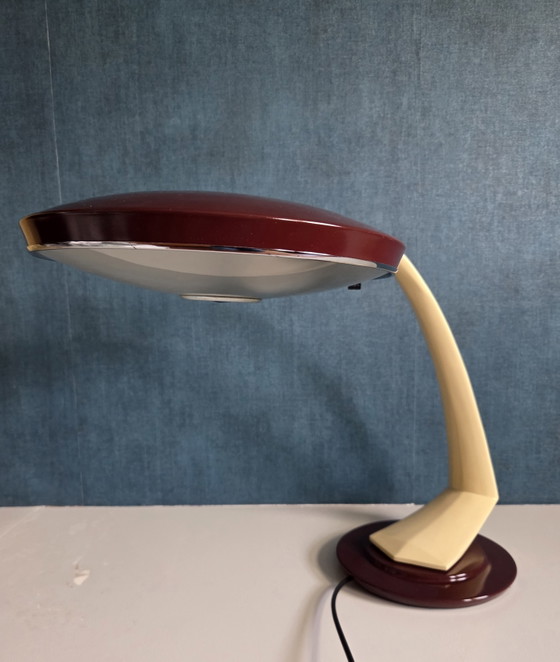 Image 1 of Vintage table lamp - Fase | Boomerang 2000 - 1970s