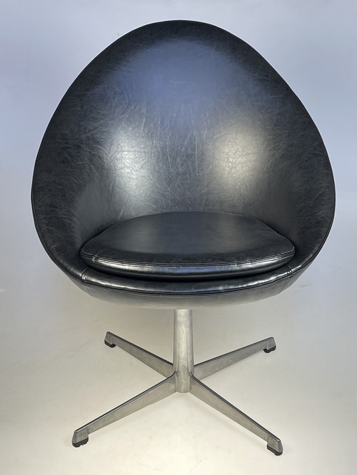 Fauteuil Pastoe, fauteuil Little Egg, fauteuil pivotant des années 1960