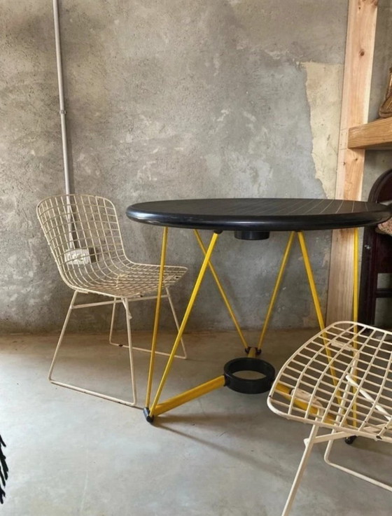 Due sedie italiane vintage di EMU – Sedie da pranzo, Plastica, Metallo (photo 3 of 13)