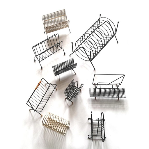 Mid-Century Stationery Holders from Pilastro, Set of 9