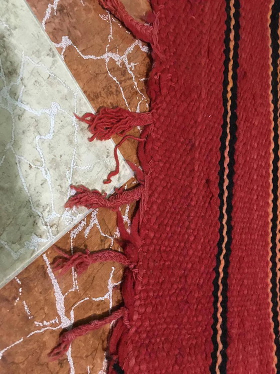 Tappeto berbero rosso vintage 370cm×187cm – Tappeti, Wool, Cotton (photo 9 of 11)