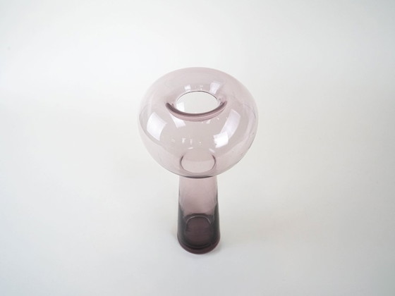 Image 1 of Vase en verre, design italien, années 1970, fabriqué en Italie