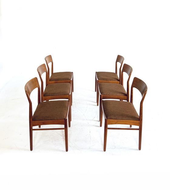Image 1 of 6x vintage dining chair, Henning Kjærnulf '60