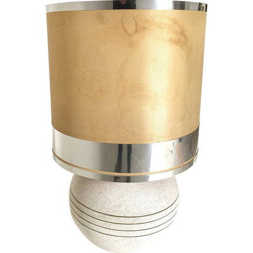 Vintage Keramik-Tischlampe, Italien 1970
