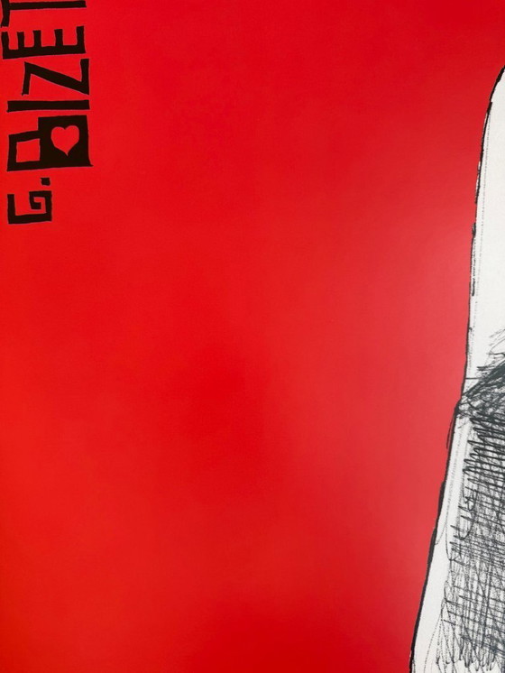 Image 1 of Carmen by Georges Bizet, designed by L. Zebrowsk opera poster