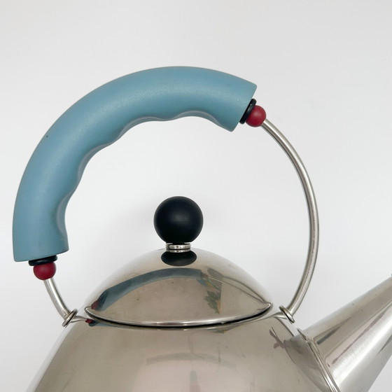 Image 1 of Postmodern Alessi kettle 9093, design Michael Graves
