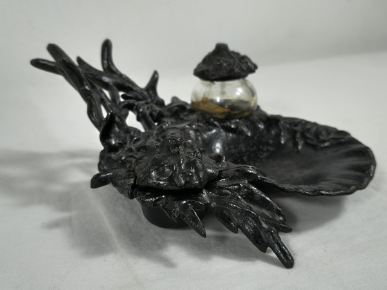 Image 1 of Antique Art Nouveau Inkstand - E.G. Zimmermann