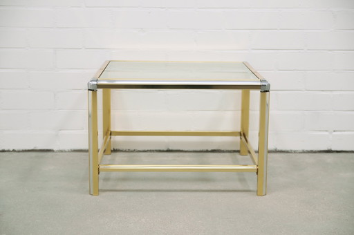 Gold & Silver Coffee Table Glass Table Top