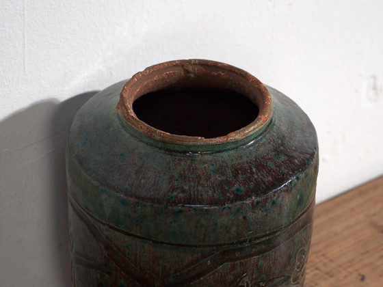 Antieke oosterse Vaas met bloemenreliëf (ca. 1820) #38 – Vazen (photo 17 of 40)